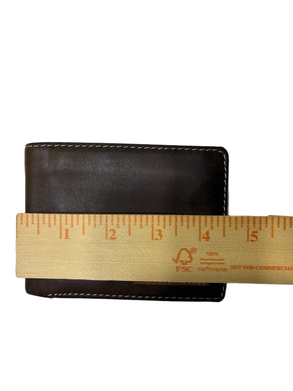 Wrangler Mens Brown Leather TriFold Wallet